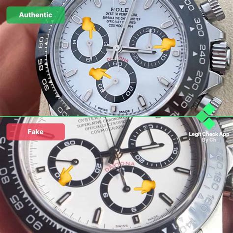 how to tell a fake daytona rolex|rolex daytona identification.